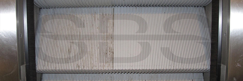 Step by Step Rulltrappsrengöring för industriell rengöring, tvättning av rulltrappor och rullband